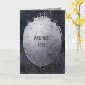 フォトGothic Cobwebsフレームの追華美加 カード (黄色い花)