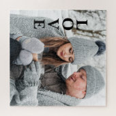 フォトLOVEタイポグラフィKeepsake ジグソーパズル (横)