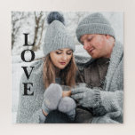 フォトLOVEタイポグラフィKeepsake ジグソーパズル<br><div class="desc">L-O-V-Eは、このおもしろいパズルに記載されている。あなたとその特別な人のための完璧な活動。あなたの人生の中で懸命と人買間の完璧な贈り物。</div>
