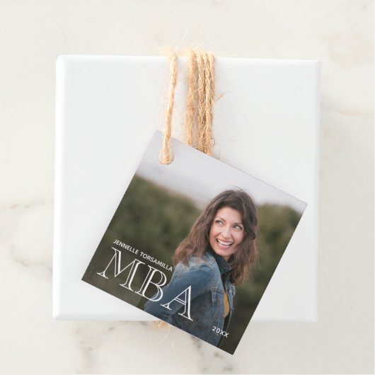 フォトMBA学位の卒業 フェイバータグ (インサイチュ)