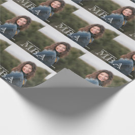 フォトMBA学位の卒業 ラッピングペーパー