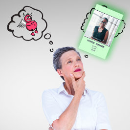 フォトQrコードロゴプロフェッショナルミントグリーン 名刺