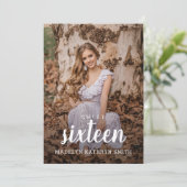 フォトSweet sixteen招待状 カード (スタンド正面)