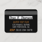 フォトVIP誕生日クレジットカード招待状 割引カード (裏面)