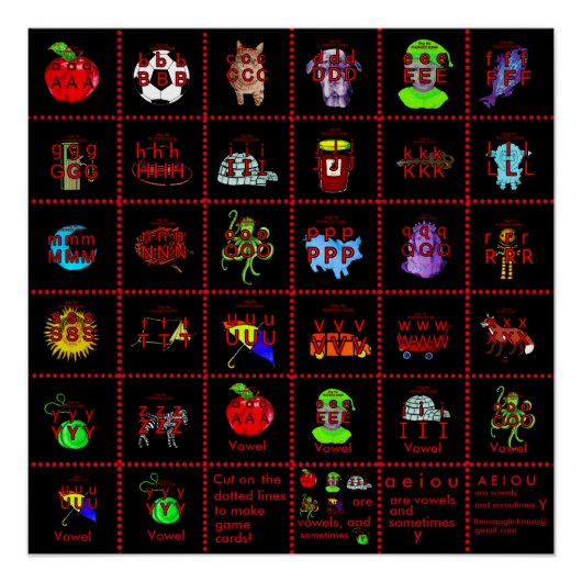 フォニックスポスターまたはゲームカード! ポスター (正面)