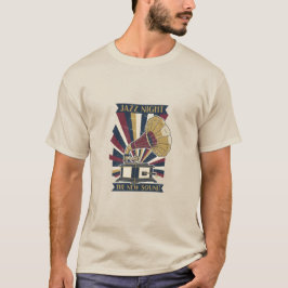 フォノグラフ ジャズの夜 Tシャツ