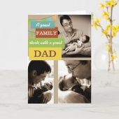 フォパーソナライズされたトファザーズデイカード カード (黄色い花)