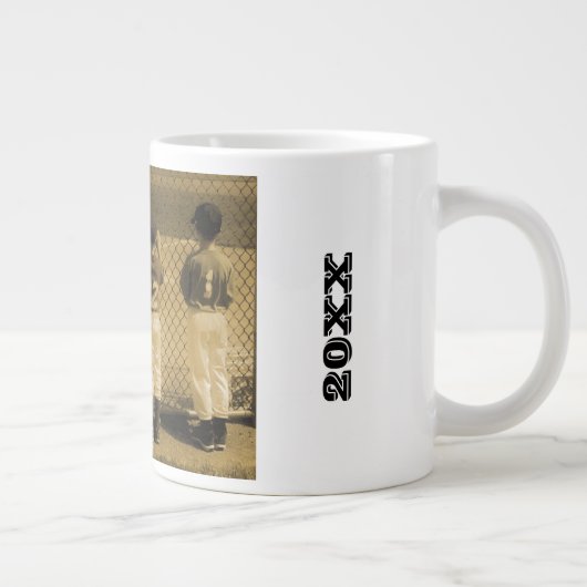 フォパーソナライズされたトマグテンプレート ジャンボコーヒーマグカップ (右)