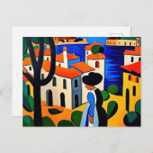 フォビフランスのスムア絵を描ート シーズンポストカード (正面/裏面)