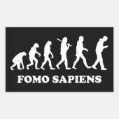 フォモサピエンス 長方形シール (正面)
