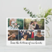 フォモダントコラ結婚ージュのお礼 サンキューカード (スタンド正面)