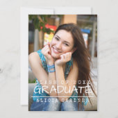 フォモダント卒業パーティーの発表 招待状 (正面)