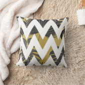 フォラヘムジオメトリトリカオリーブグリーン クッション (ブランケット)