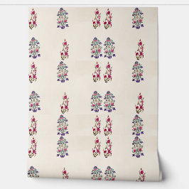 フォラルのレトロルルルベージュのピンクの紫の壁紙 壁紙