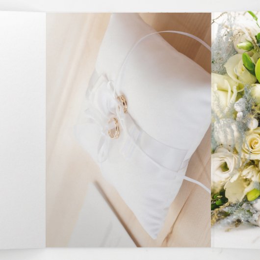 フォラル&エレガンテ結婚式招待状 三つ折り招待状 (内部中)