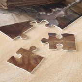 フォリオおよび桜が付いている静物画 ジグソーパズル (側面)