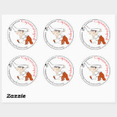 フォリオ6アデシビカポエイラナポリ ラウンドシール (シート)