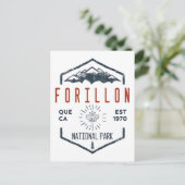 フォリヨンナショナルパークカナダヴィンテージ ポストカード (スタンド正面)