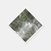 フォリヨン国立公園のラシュートウォーターフォール スタンダードカクテルナプキン (角)