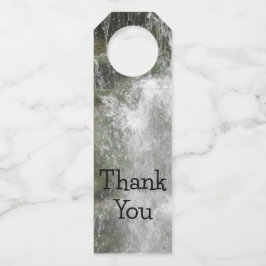 フォリヨン国立公園のラシュートウォーターフォール ボトルネックタグ