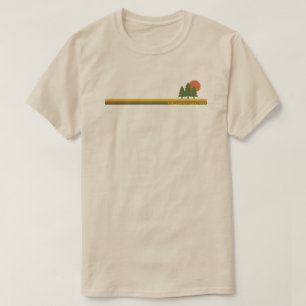 フォリヨン国立公園の松の木に太陽が降り注ぐ Tシャツ