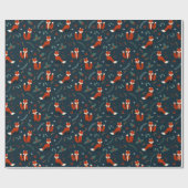 フォリーキツネかわいこちゃん ラッピングペーパー (フラット)