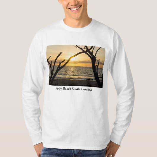 フォリーサンライズツリーシルエット Tシャツ (正面)