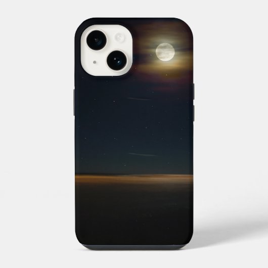 フォリービーチの夜のiPhoneケース iPhoneケース (裏面)
