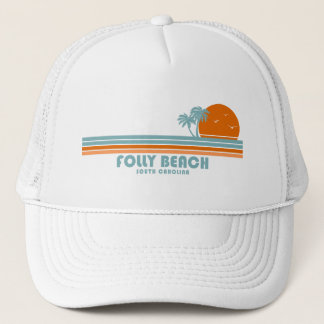 フォリービーチサウスカロライナSun Palm Trees キャップ