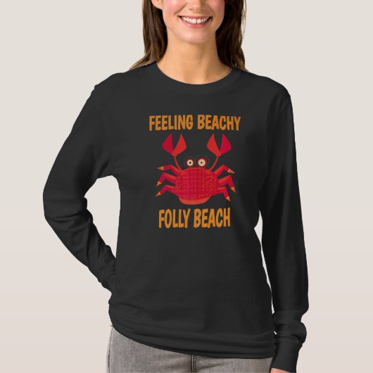 フォリービーチバケーションサマー引用文 Tシャツ (正面)