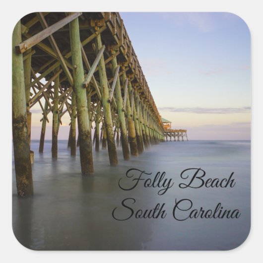 フォリービーチピア美しい スクエアシール (正面)