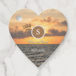 フォリービーチモーニング結婚式の引き出物ラベル フェイバータグ