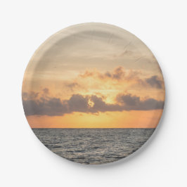 フォリービーチ朝 ペーパープレート