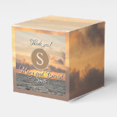 フォリービーチ結婚式 フェイバーボックス (正面サイド)