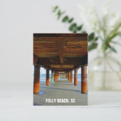 フォリービーチ サウスカロライナ州 旅行写真 ポストカード (スタンド正面)