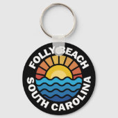 フォリービーチ、サウスカロライナ キーホルダー (裏面)