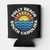 フォリービーチ、サウスカロライナ 缶クーラー (裏面)