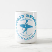フォリービーチ(サーファー) コーヒーマグカップ (中央)