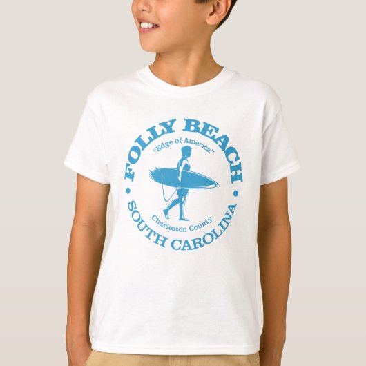 フォリービーチ（サーファー） Tシャツ (正面)