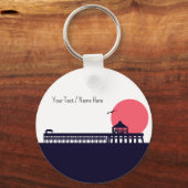 フォリービーチSCお土産レトロサンセットピア60s キーホルダー (裏面)