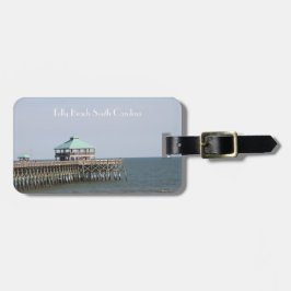 フォリービーチSC、Pier、Charleston、写真 ラゲッジタグ