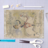 フォリーベルゲフランスのーレホースウーマン 薄葉紙 (クラフト)