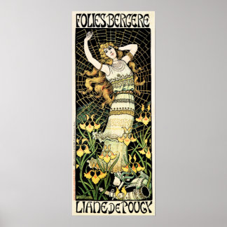 フォリーベルゲールリアネデポイジーフランスカバレーダンス ポスター