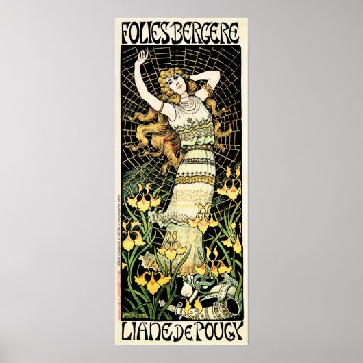 フォリーベルゲールリアネデポイジーフランスカバレーダンス ポスター (正面)