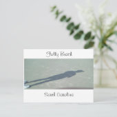 フォリー・ビーチ、サウスカロライナ州、フォリービーチの影 ポストカード (スタンド正面)