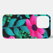 フォルアル及びグラマーのシームレスなパターン自然春 iPhoneケース (裏面横)