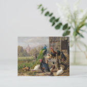 フォルカラフル納屋周囲の庭カールジュツ ポストカード (スタンド正面)