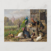 フォルカラフル納屋周囲の庭カールジュツ ポストカード (正面)