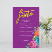 フォルカート フラワー フィエスタ ウェディング 招待状 ボダ (スタンド正面)