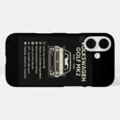 フォルクスワーゲンの電話ケース Case-Mate iPhoneケース (裏面 (横))